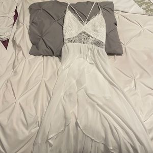 White vacation dress